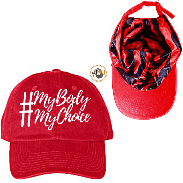 #MyBodyMyChoice Satin Lined Hat