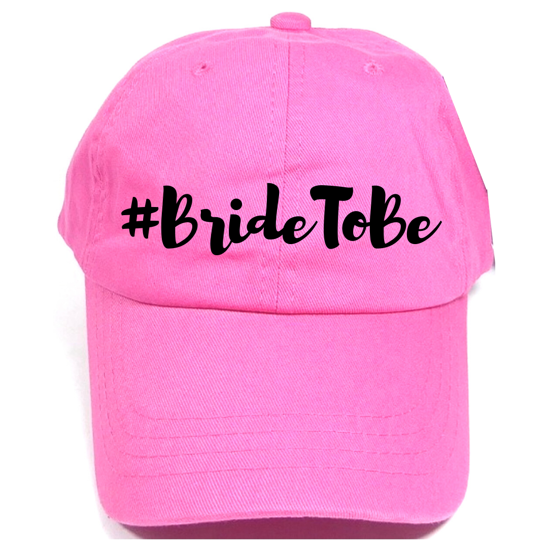 #BrideToBe Satin Lined Hat