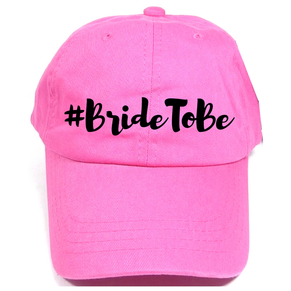 #BrideToBe Satin Lined Hat