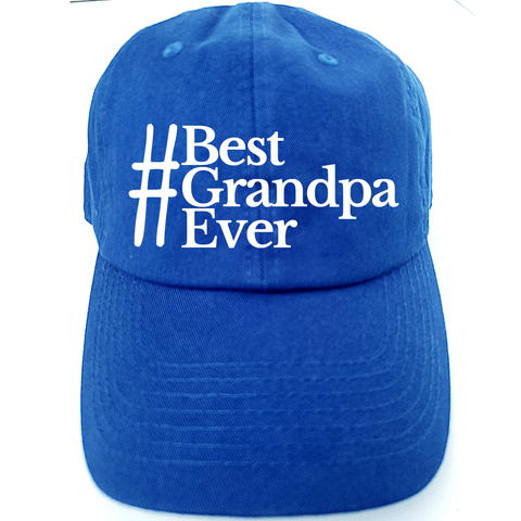 #BestGrandpaEver Satin Lined Hat