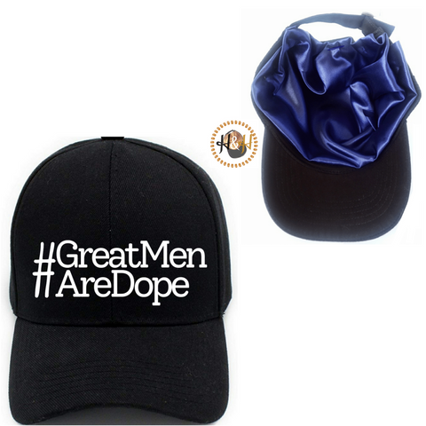 #GreatMenAreDope Satin Lined Hat